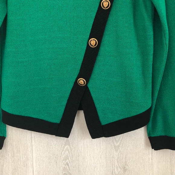 Ami Vintage Green & Black Sweater - Picture 5 of 8